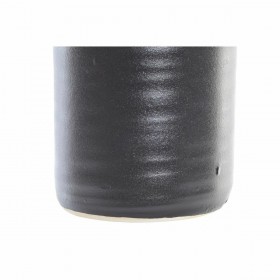 Vaso DKD Home Decor Nero Porcellana Moderno 13 x 13 x 40 cm