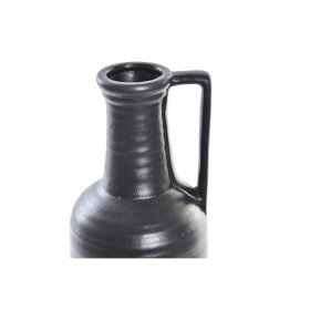 Vaso DKD Home Decor Nero Porcellana Moderno 13 x 13 x 40 cm