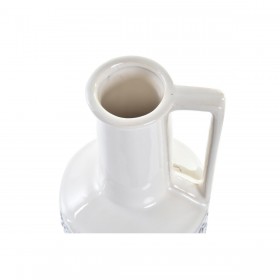 Vaso DKD Home Decor Azzurro Bianco Porcellana Mediterraneo 14 x 14 x 30 cm