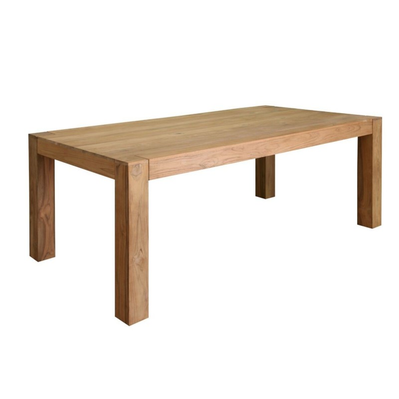 Tavolo da Pranzo Home ESPRIT Marrone teak 200 x 100 x 76 cm