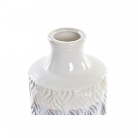 Vaso DKD Home Decor Azzurro Bicolore Porcellana Mediterraneo 13 x 13 x 31 cm