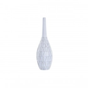 Vaso DKD Home Decor Bianco Resina Moderno (19 x 19 x 60 cm)