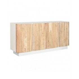 Credenza Home ESPRIT Bianco Naturale Acacia Legno di mango 170 x 40 x 80 cm