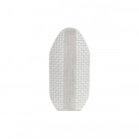 Vaso DKD Home Decor 25 x 10 x 51 cm Bianco Resina Moderno