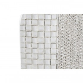 Vaso DKD Home Decor 25 x 10 x 51 cm Bianco Resina Moderno