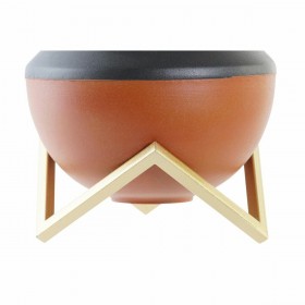 Vaso DKD Home Decor Multicolore Metallo Moderno 18 x 18 x 21 cm