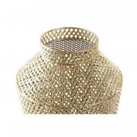 Vaso DKD Home Decor Grigio Dorato Metallo Moderno 25 x 25 x 48 cm