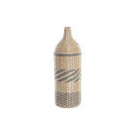 Vaso DKD Home Decor Fibra Naturale Grigio (20 x 20 x 60 cm)