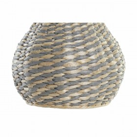 Vaso DKD Home Decor Naturale Grigio 25 x 25 x 41 cm