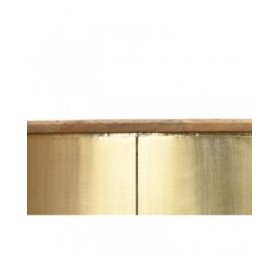 Tavolino da Caffè Home ESPRIT Dorato 90 x 90 x 45 cm