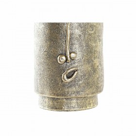 Vaso DKD Home Decor Viso Dorato Moderno (29 x 19,5 x 36 cm)