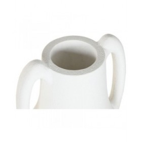 Vaso Home ESPRIT Bianco Fibra 39 x 39 x 120 cm