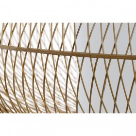 Lampadario DKD Home Decor Bianco Naturale Bambù 40 W 83 x 83 x 40 cm