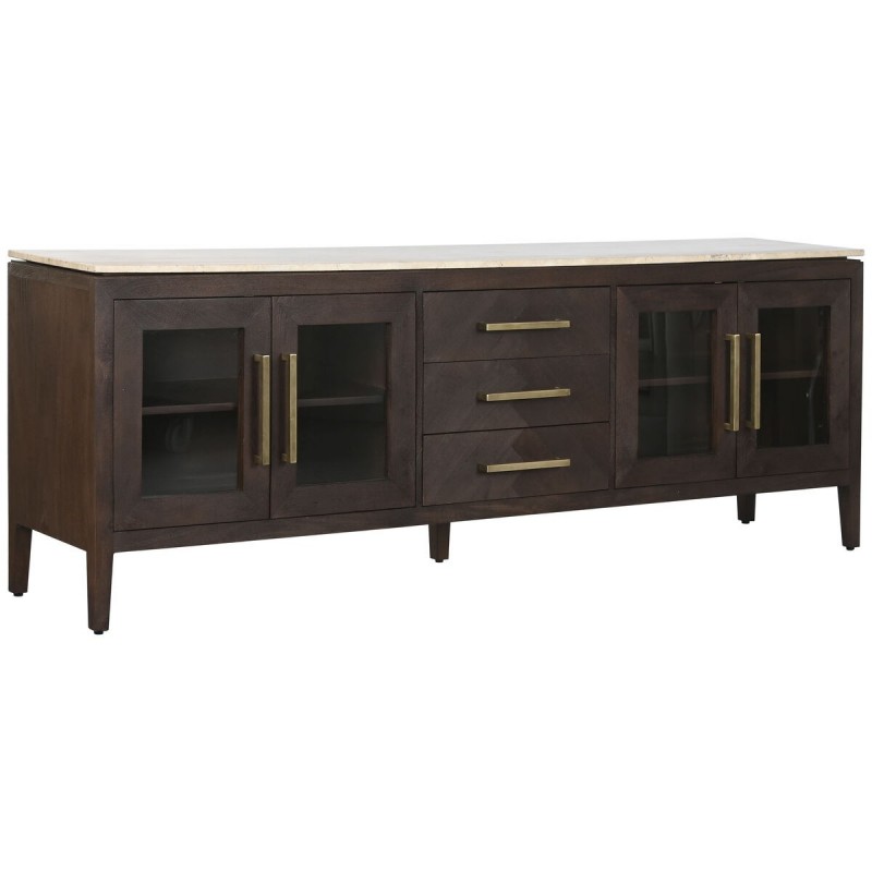 Credenza Home ESPRIT Marmo Legno di mango 200 x 40 x 70 cm