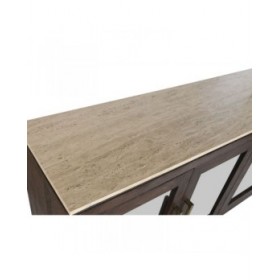 Credenza Home ESPRIT Marmo Legno di mango 180 x 40 x 85 cm