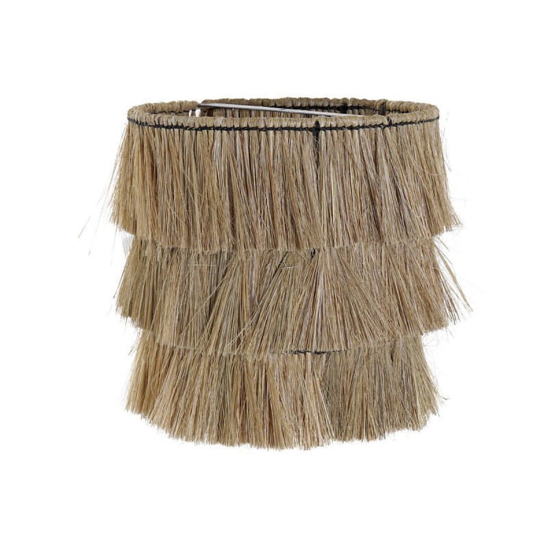 Paralume DKD Home Decor Juta Iuta Metallo Naturale Frange 40 x 40 x 40 cm