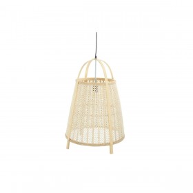 Lampadario DKD Home Decor 47 x 47 x 64 cm Naturale Crema 50 W