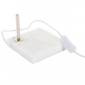 Lampada da tavolo DKD Home Decor Dorato Bianco (15 x 15 x 33 cm)