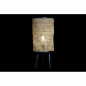 Lampada da tavolo DKD Home Decor Naturale Nero 220 V 50 W (25 x 25 x 59 cm)