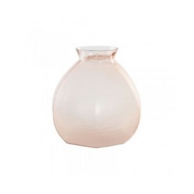 Vaso Home ESPRIT Rosa Cristallo Moderno 28 x 28 x 27 cm