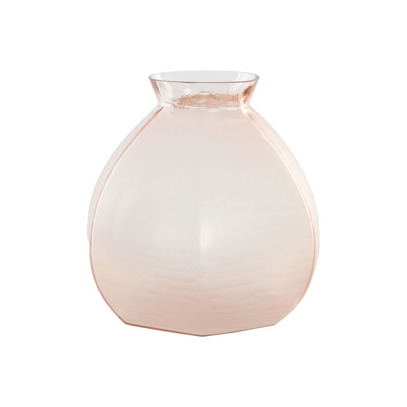 Vaso Home ESPRIT Rosa Cristallo Moderno 28 x 28 x 27 cm