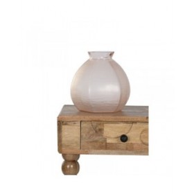 Vaso Home ESPRIT Rosa Cristallo Moderno 28 x 28 x 27 cm