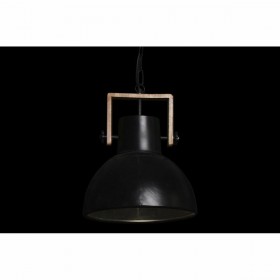Lampadario DKD Home Decor Marrone Nero Metallo Legno di mango 50 W 40 x 40 x 49 cm