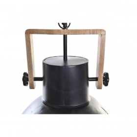 Lampadario DKD Home Decor Marrone Nero Metallo Legno di mango 50 W 40 x 40 x 49 cm