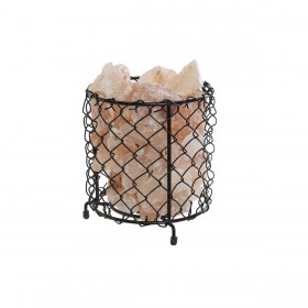 Decorazione luminosa DKD Home Decor Esci Nero Arancio 15 W 17 x 17 x 17 cm