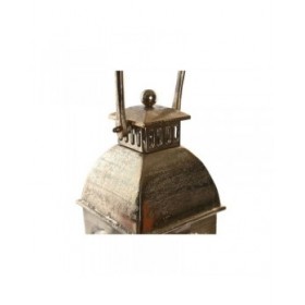 Lanterna Home ESPRIT Dorato Alluminio Cristallo Vintage 17 x 17 x 78 cm