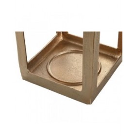 Lanterna Home ESPRIT Dorato Alluminio Cristallo Moderno 20 x 20 x 74 cm