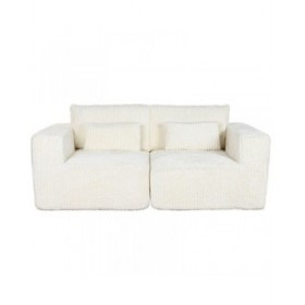 Divano Home ESPRIT Crema Scandi 220 x 158 x 91 cm