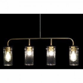Lampadario DKD Home Decor Dorato Metallo Cristallo 50 W 84 x 17 x 24 cm