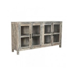 Credenza Home ESPRIT Bianco Marrone Legno Riciclato 170 x 40 x 90 cm