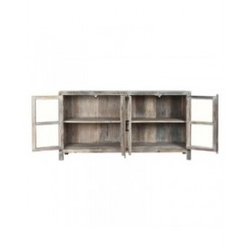 Credenza Home ESPRIT Bianco Marrone Legno Riciclato 170 x 40 x 90 cm