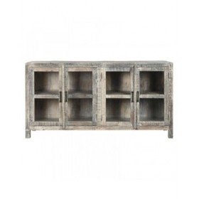 Credenza Home ESPRIT Bianco Marrone Legno Riciclato 170 x 40 x 90 cm