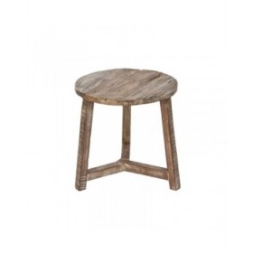 Tavolo aggiuntivo Home ESPRIT Bianco Marrone 45 x 45 x 45 cm