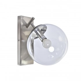 Lampada da Parete DKD Home Decor 25W Cristallo Argentato Metallo 220 V (20 x 25 x 27 cm)
