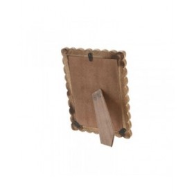 Cornice Portafoto Home ESPRIT Naturale Cristallo Legno di mango Coloniale