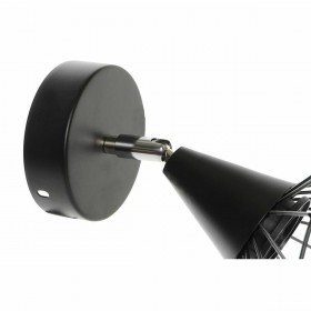 Lampada da Parete DKD Home Decor Nero Metallo 50 W 220 V Città 21 x 22 x 22 cm