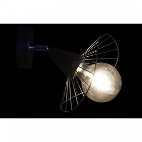 Lampada da Parete DKD Home Decor Nero Metallo 50 W 220 V Città 21 x 22 x 22 cm