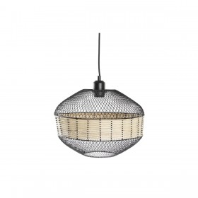 Lampadario DKD Home Decor Nero Marrone 220 V 50 W (31 x 31 x 27 cm)