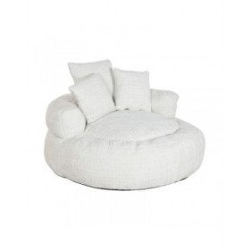 Poltrona Home ESPRIT Bianco 104 x 104 x 50 cm