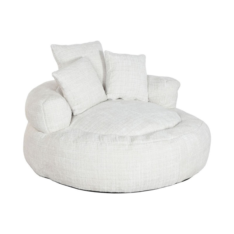 Poltrona Home ESPRIT Bianco 104 x 104 x 50 cm