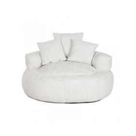 Poltrona Home ESPRIT Bianco 104 x 104 x 50 cm