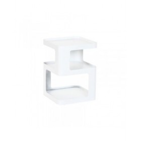 Tavolo aggiuntivo Home ESPRIT Bianco 40 x 40 x 54 cm