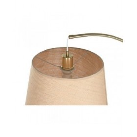 Lampada da Terra Home ESPRIT Beige Dorato 220 V
