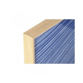 Quadro Home ESPRIT Giallo Azzurro Moderno 120 x 3,5 x 120 cm (2 Unità)