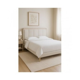 Letto Home ESPRIT Grigio chiaro 196 x 223 x 135 cm