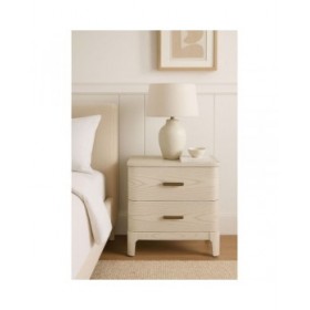 Comodino Home ESPRIT Grigio chiaro 53 x 42 x 56,2 cm